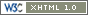 Esse documento � XHTML 1.0 Valido!